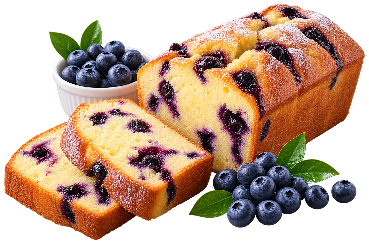 Blueberry Poundcake